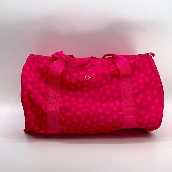 Thirty-One Pink Polka Dot Small Duffle - Picture 1 of 9